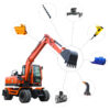 wheeled excavators