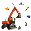 Wheel excavators