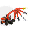 wheeled excavators