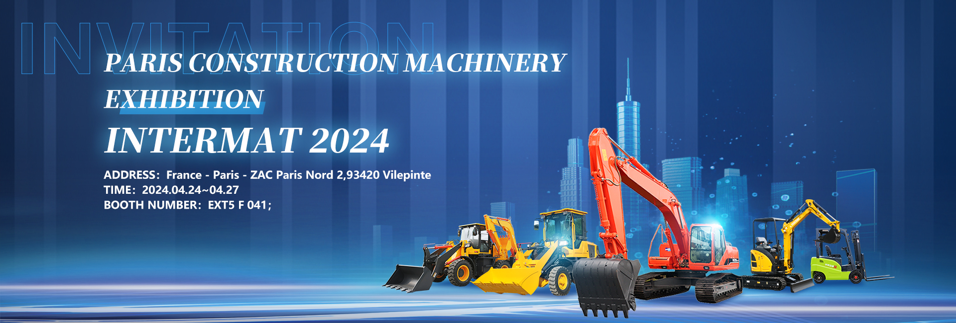 Xiaogang Machinery | French construction machinery exhibition waiting for you