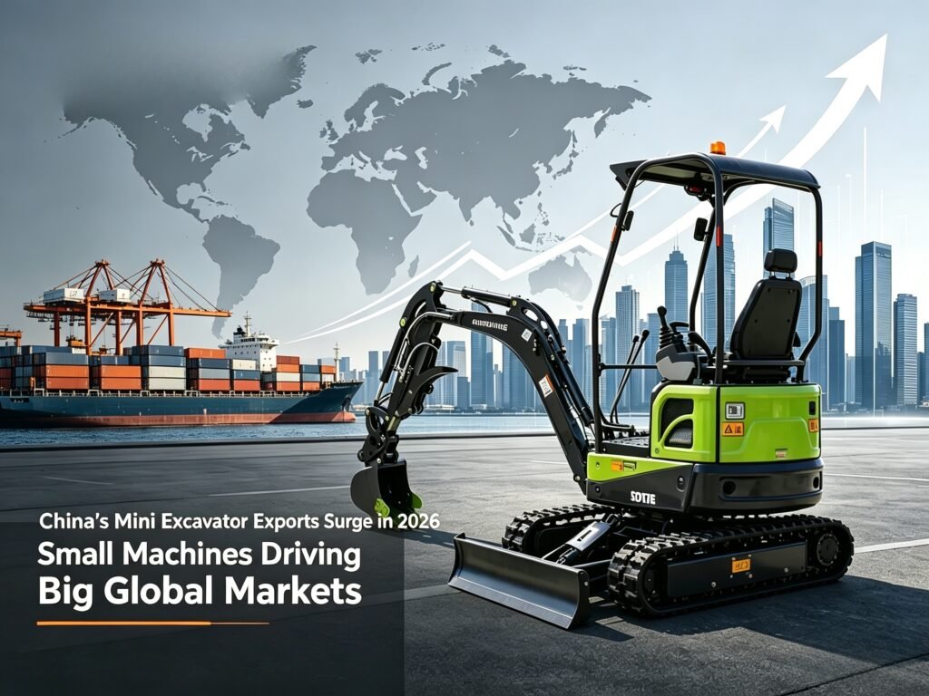 Xiaogang Machinery|Surge in Mini-Excavator Exports Captures Global Market